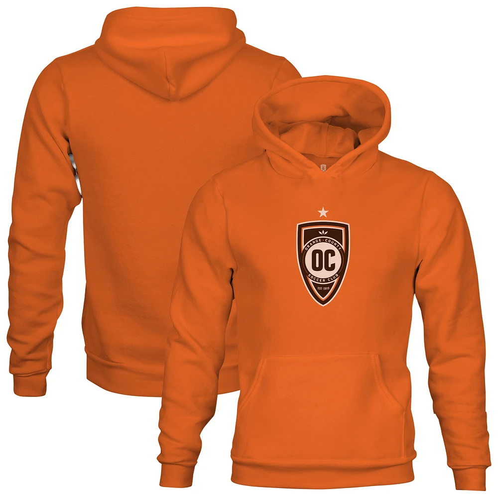 Youth 1863FC Orange County SC Color Badge Fleece Pullover Hoodie