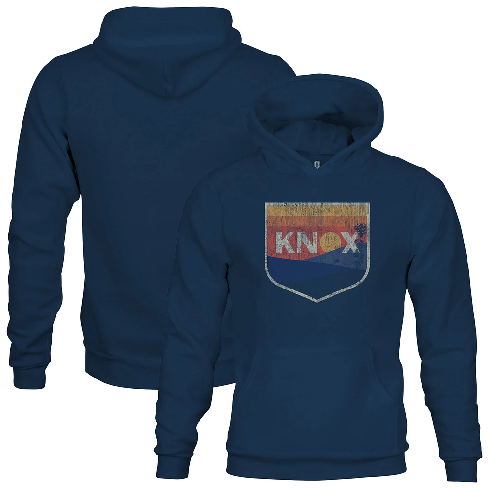 Youth 1863FC Navy One Knoxville SC Color Badge Fleece Pullover Hoodie