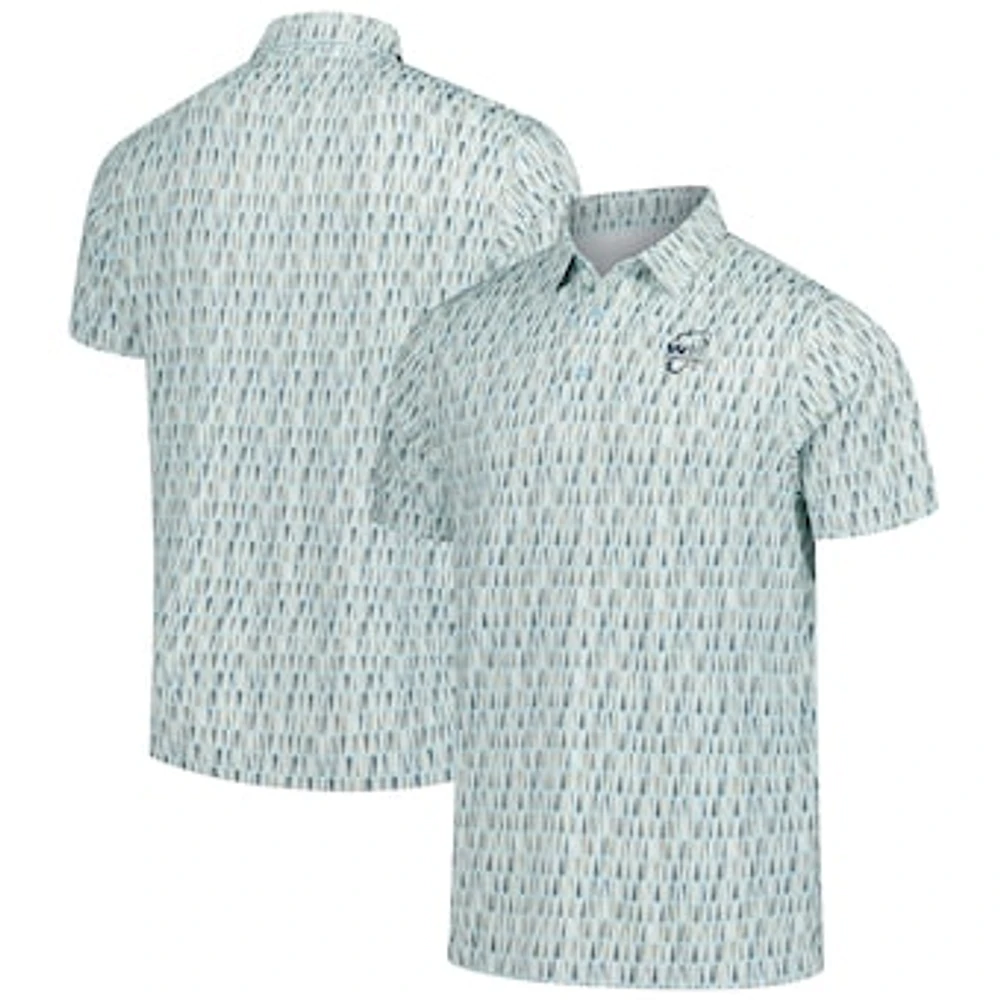 Men's Ahead Light Blue WM Phoenix Open Taos Polo