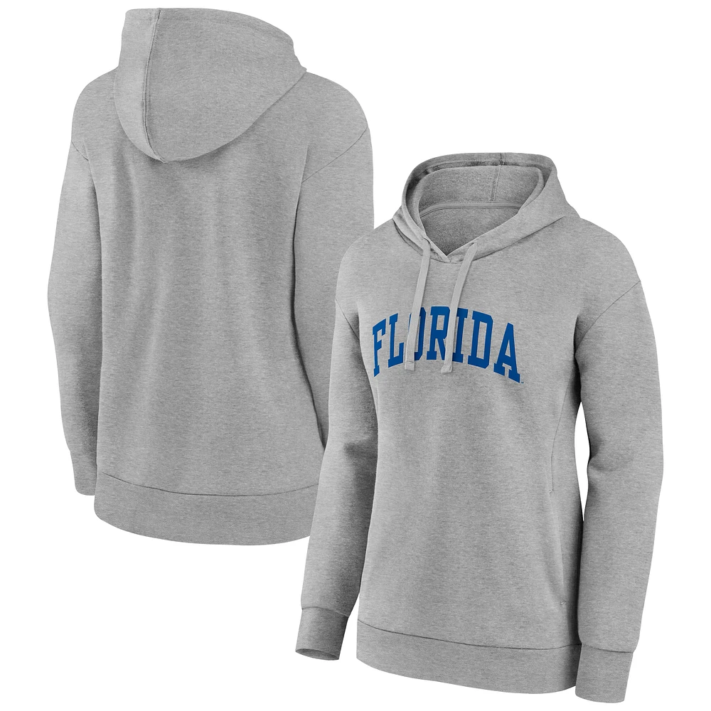 Women's Gray Florida Gators Arch Pullover Hoodie