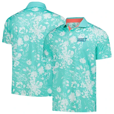 Men's Puma Aqua 2025 Cognizant Classic Mattr Rose Polo