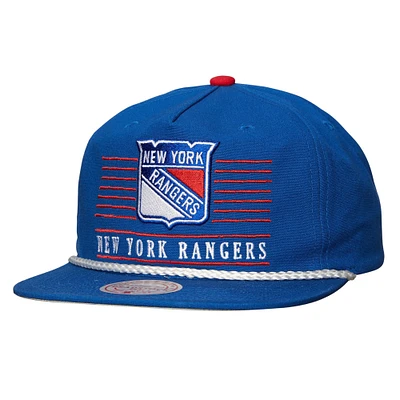 Men's Mitchell & Ness Blue New York Rangers Ascend Deadstock Snapback Hat