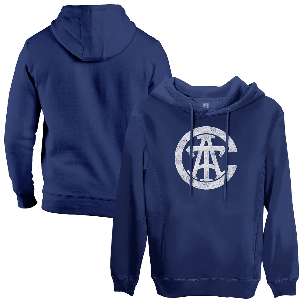 Men's 1863FC Navy Club Atlético Talleres Retro Badge Pullover Hoodie