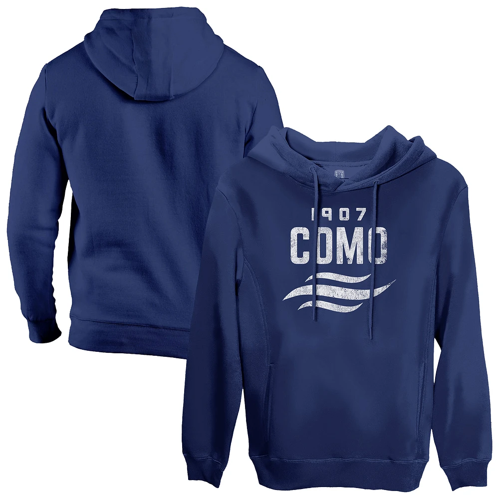Men's 1863FC Navy Como 1907 Mono Badge Pullover Hoodie