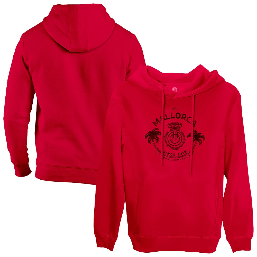 Men's 1863FC Red RCD Mallorca Palms Pullover Hoodie