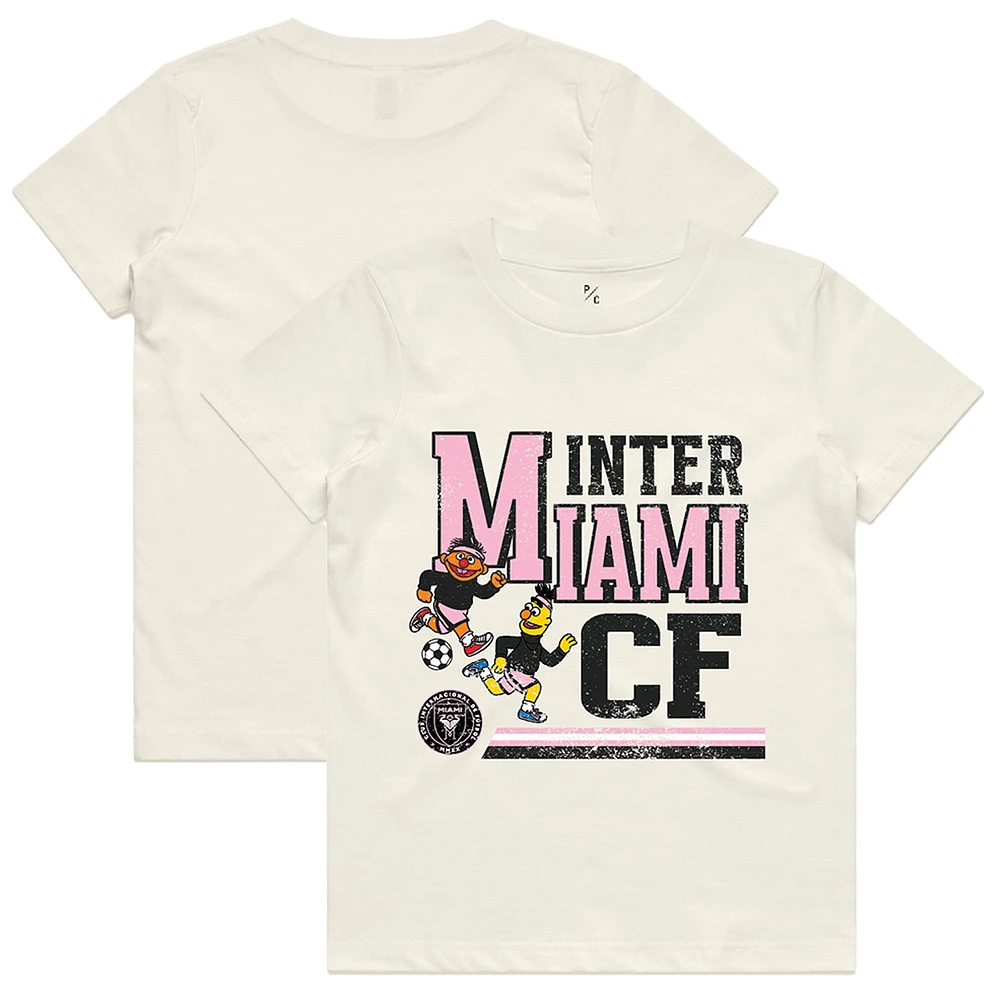 Youth Peace Collective x Sesame Street Cream Inter Miami CF Vintage T-Shirt