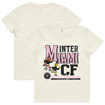 Youth Peace Collective x Sesame Street Cream Inter Miami CF Vintage T-Shirt