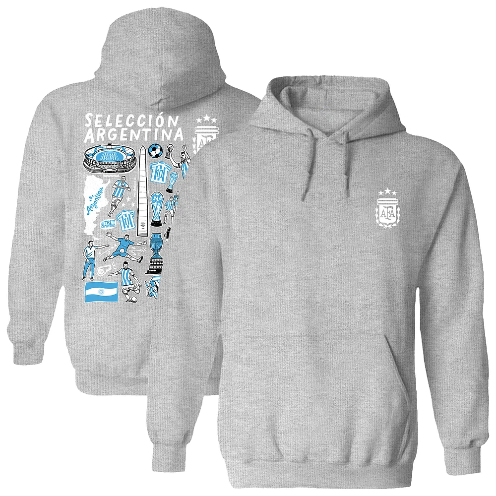 Women's Vive La Fete Argentina National Team Impressions Artwork Pullover Hoodie