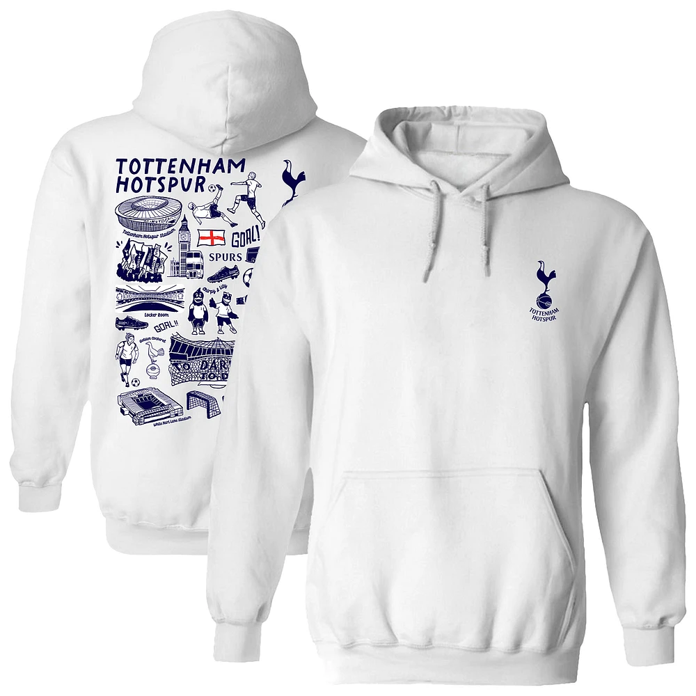 Women's Vive La Fete Tottenham Hotspur Impressions Artwork Pullover Hoodie
