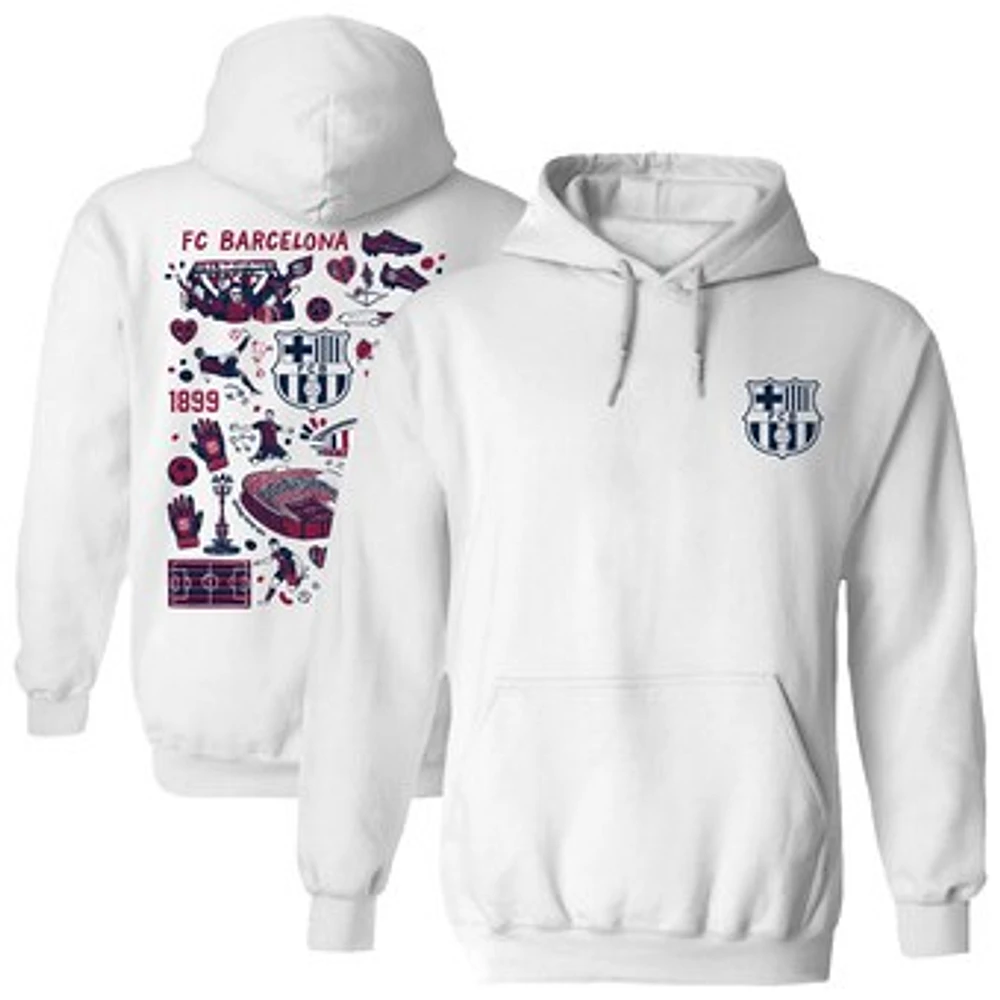 Women's Vive La Fete Barcelona Impressions Artwork Pullover Hoodie