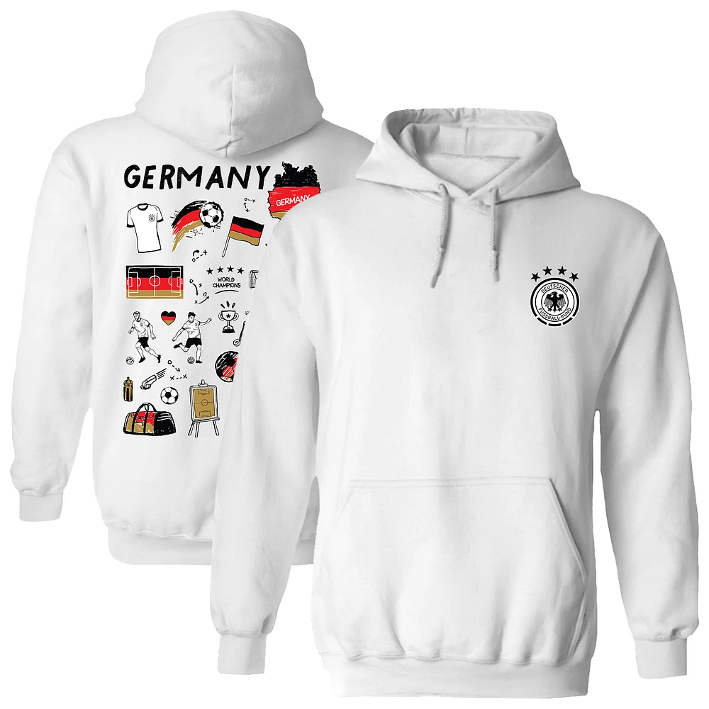 Women's Vive La Fete Germany National Team Impressions Artwork Pullover Hoodie