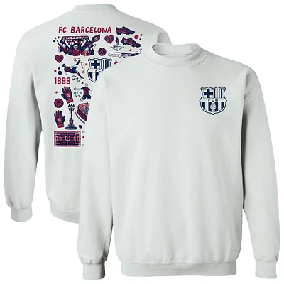 Women's Vive La Fete Barcelona Impressions Artwork Pullover Sweatshirt