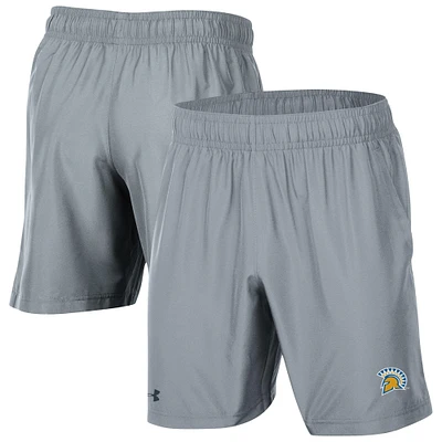 Men's Under Armour Gray San Jose State Spartans Woven Shorts