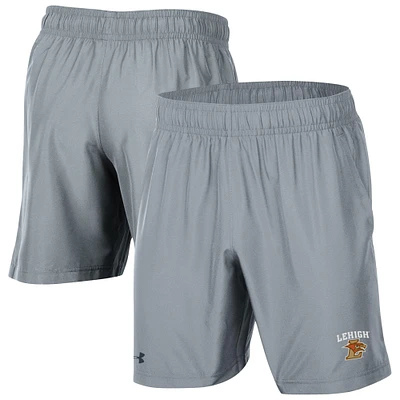 Men's Under Armour Gray Lehigh Mountain Hawks Woven Shorts