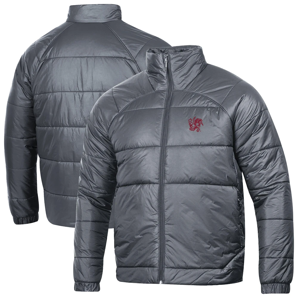 Men's Under Armour Gray South Carolina Gamecocks Insulate Full-Zip Jacket