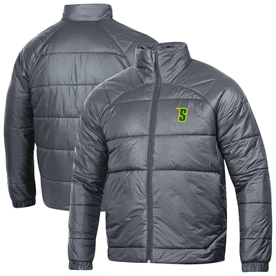 Men's Under Armour Gray Siena Saints Insulate Full-Zip Jacket