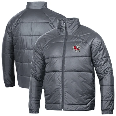 Men's Under Armour  Gray Gardner-Webb Bulldogs Insulate Full-Zip Jacket