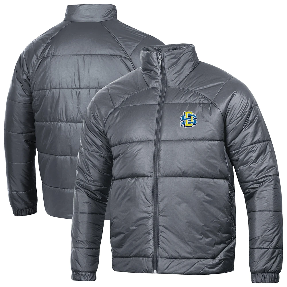 Men's Under Armour Gray South Dakota State Jackrabbits Insulate Full-Zip Jacket