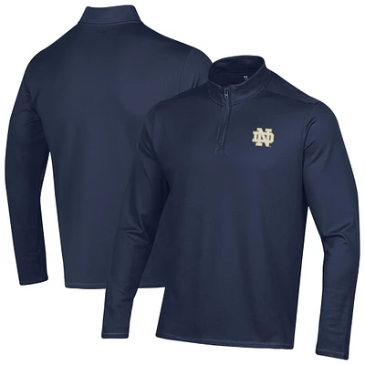 Men's Under Armour Navy Notre Dame Fighting Irish Motion Quarter-Zip Jacket