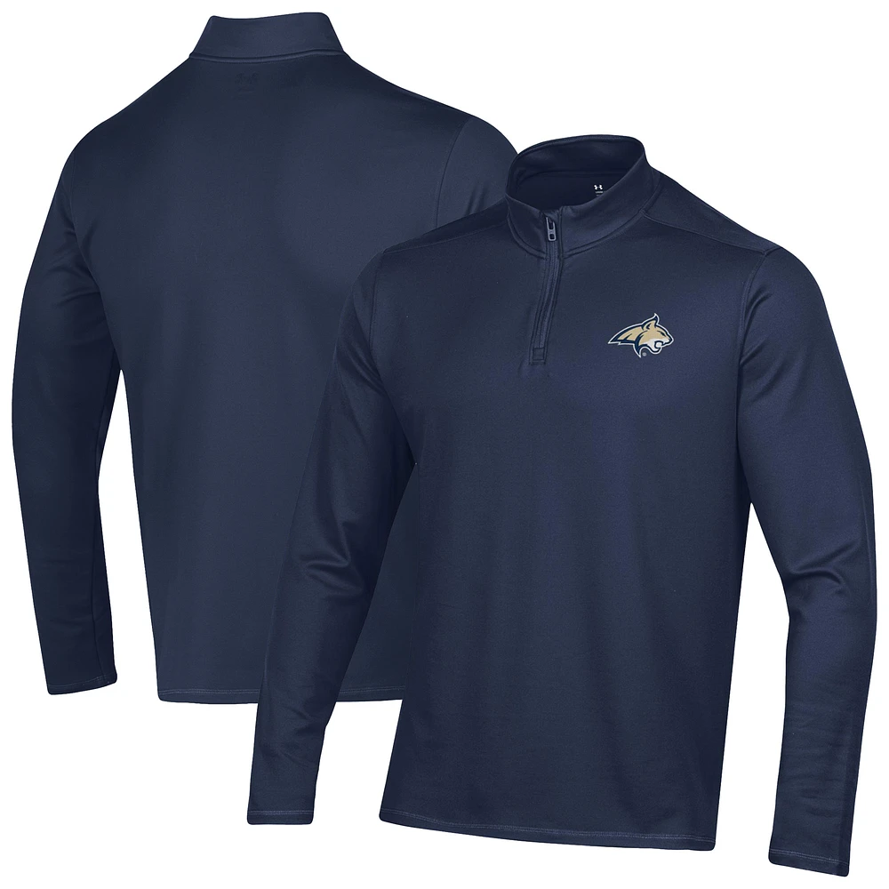 Men's Under Armour Navy Montana State Bobcats Motion Quarter-Zip Jacket