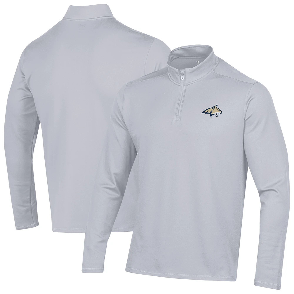 Men's Under Armour Gray Montana State Bobcats Motion Quarter-Zip Jacket
