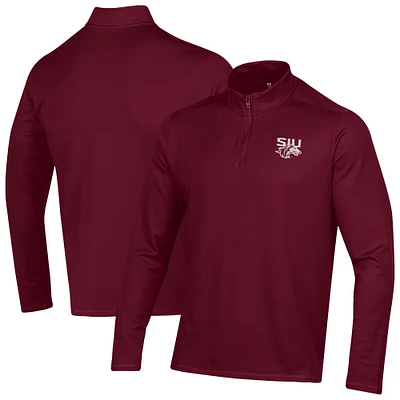 Men's Under Armour  Maroon Southern Illinois Salukis Motion Quarter-Zip Jacket