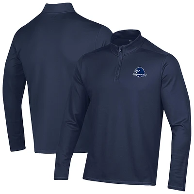 Men's Under Armour  Navy Monmouth Hawks Motion Quarter-Zip Jacket