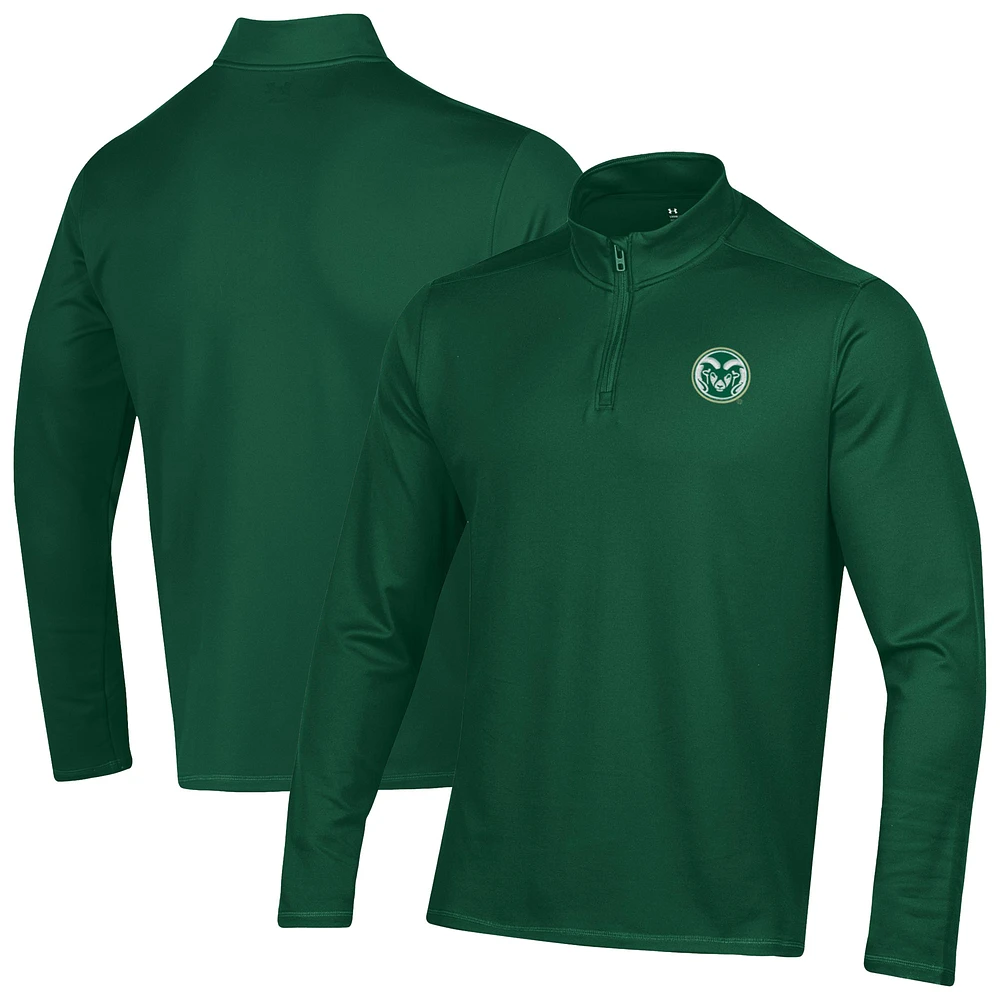Men's Under Armour Green Colorado State Rams Motion Quarter-Zip Jacket