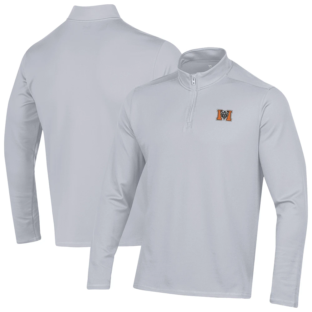 Men's Under Armour Gray Mercer Bears Motion Quarter-Zip Jacket