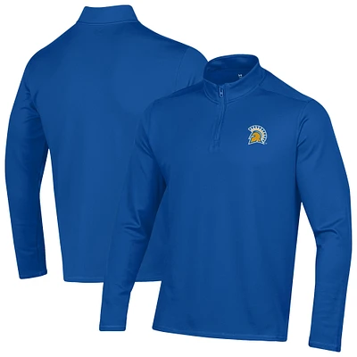Men's Under Armour Royal San Jose State Spartans Motion Quarter-Zip Jacket