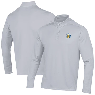 Men's Under Armour Gray San Jose State Spartans Motion Quarter-Zip Jacket