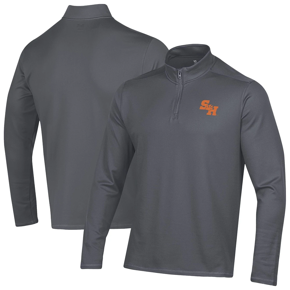 Men's Under Armour Gray Sam Houston State Bearkats Motion Quarter-Zip Jacket