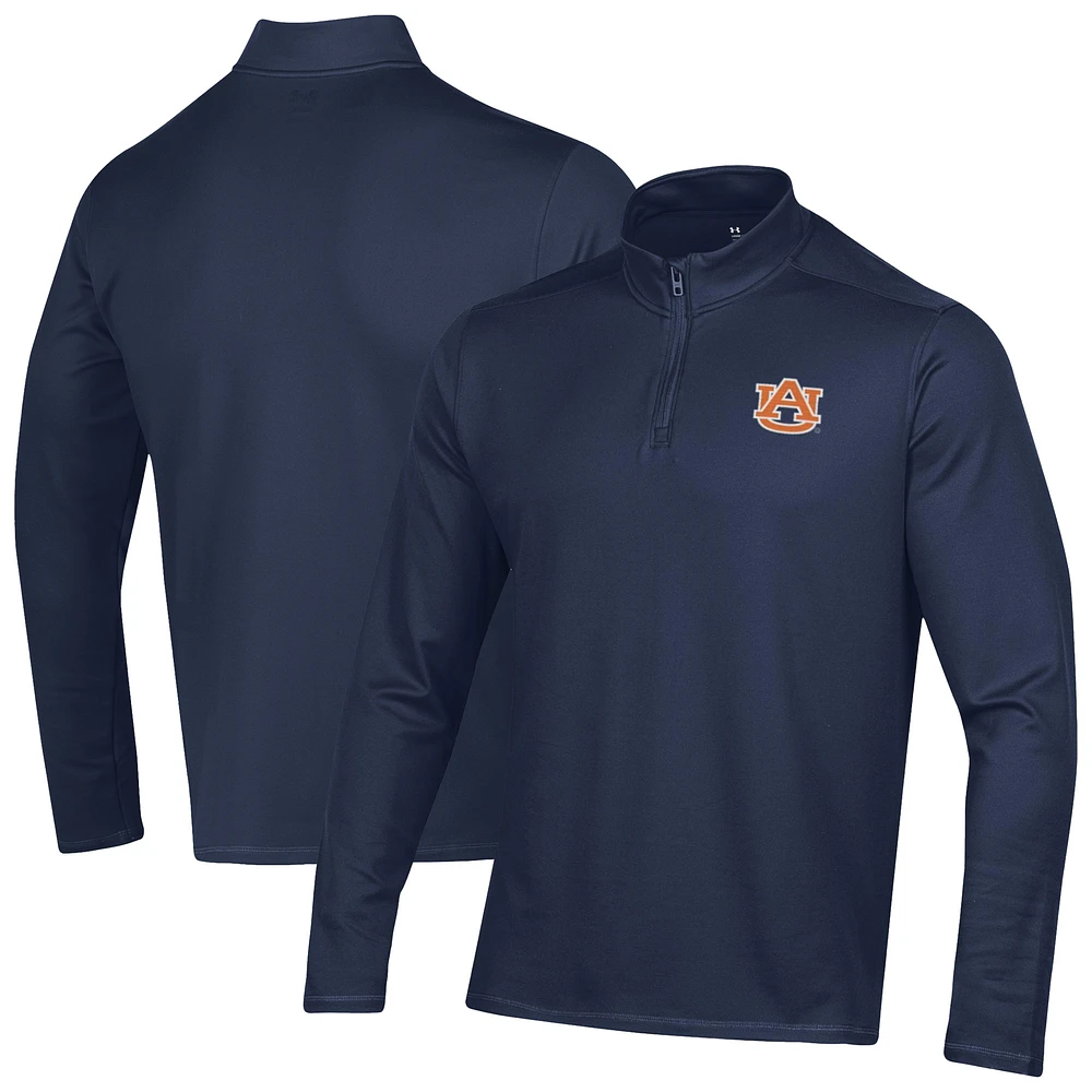 Men's Under Armour Navy Auburn Tigers Motion Quarter-Zip Jacket
