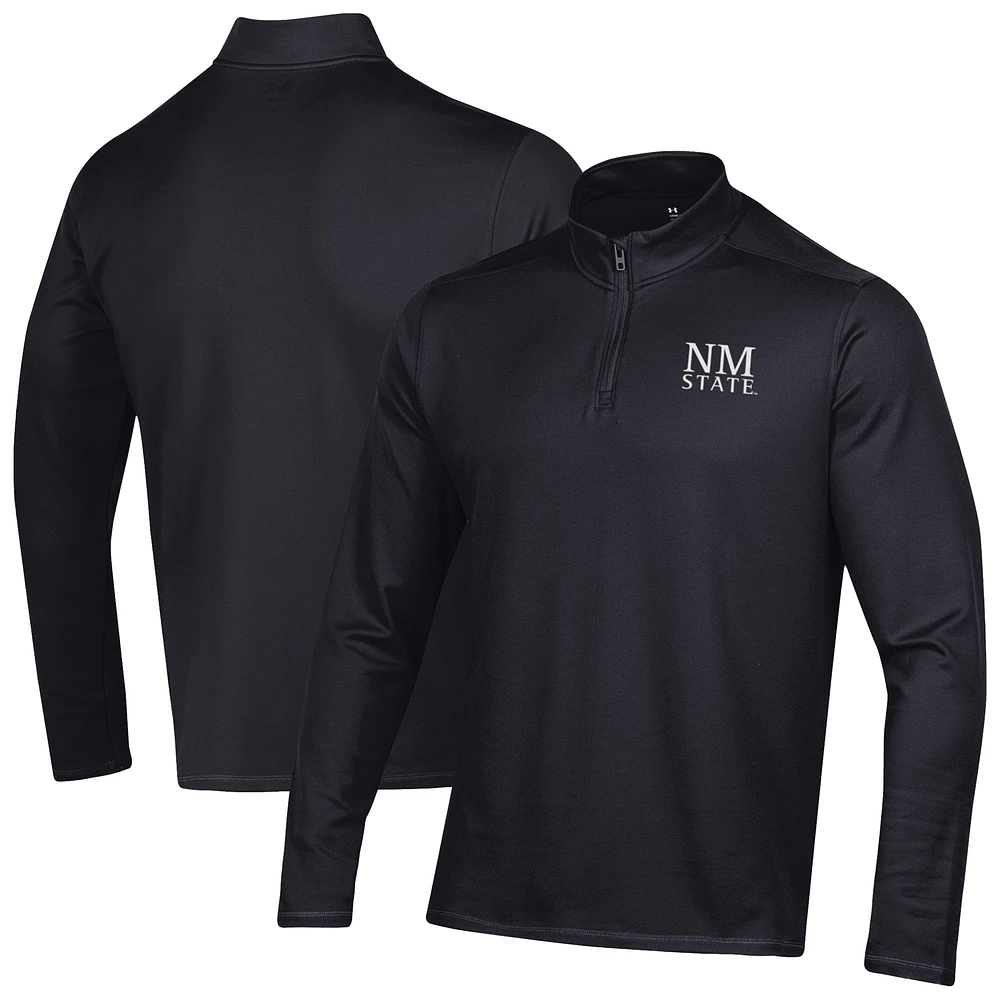 Men's Under Armour Black New Mexico State Aggies Motion Quarter-Zip Jacket