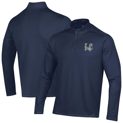 Men's Under Armour Navy Midshipmen Motion Quarter-Zip Jacket