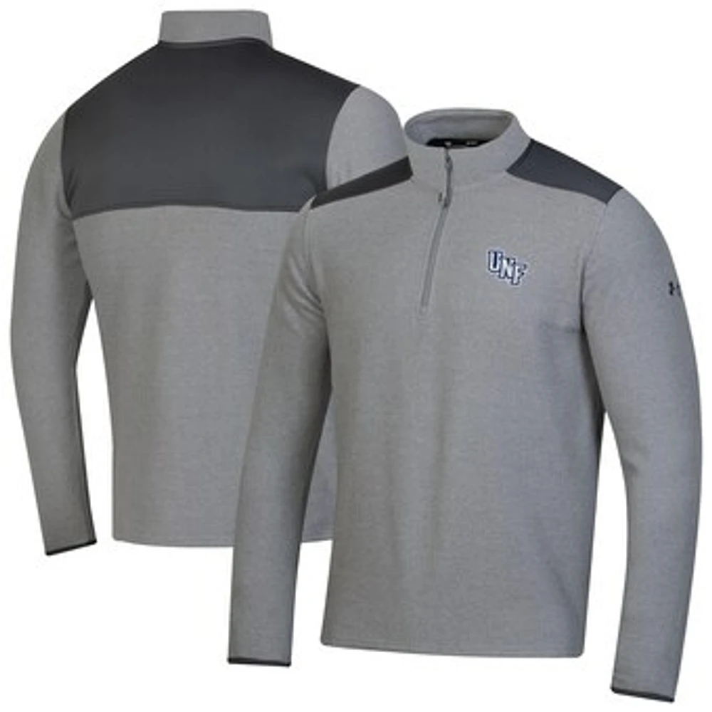 Men's Under Armour Gray UNF Ospreys CGI Microfleece Quarter-Zip Jacket