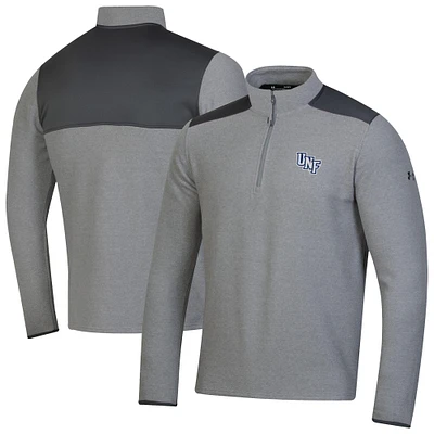 Men's Under Armour Gray UNF Ospreys CGI Microfleece Quarter-Zip Jacket