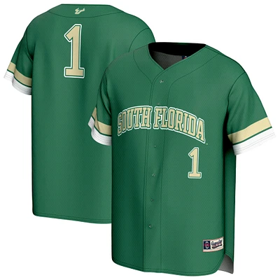 Unisex GameDay Greats #1 Green South Florida Bulls Collegiate Baseball Fashion Jersey