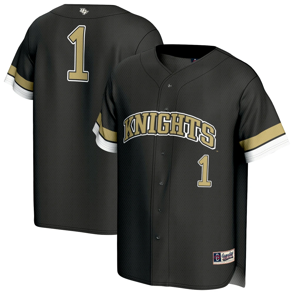 Youth GameDay Greats Black UCF Knights Collegiate Baseball Fashion Jersey