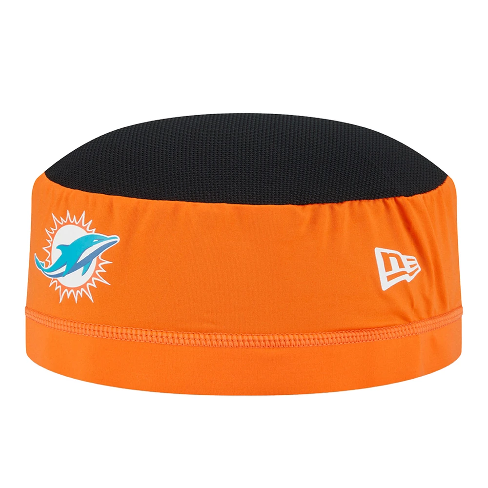 Men's New Era Orange Miami Dolphins NFL Training Camp Official Skully