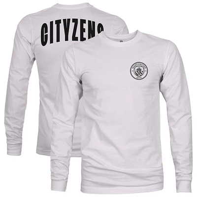 Men's 1863FC Gray Manchester City Back Team Arch Long Sleeve T-Shirt