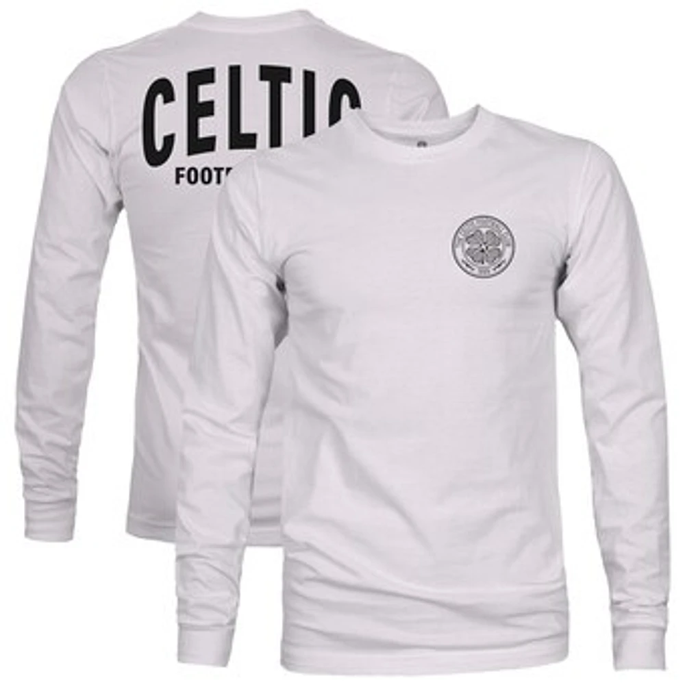 Men's 1863FC Gray Celtic Back Team Arch Long Sleeve T-Shirt