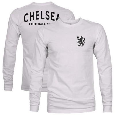 Men's 1863FC Gray Chelsea Back Team Arch Long Sleeve T-Shirt