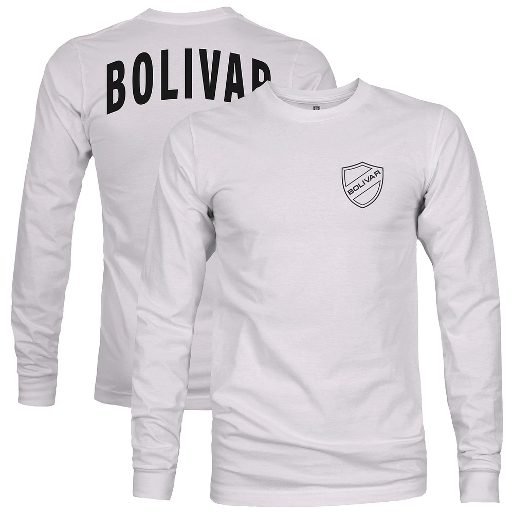 Men's 1863FC Silver Club Bolívar Arch Long Sleeve T-Shirt