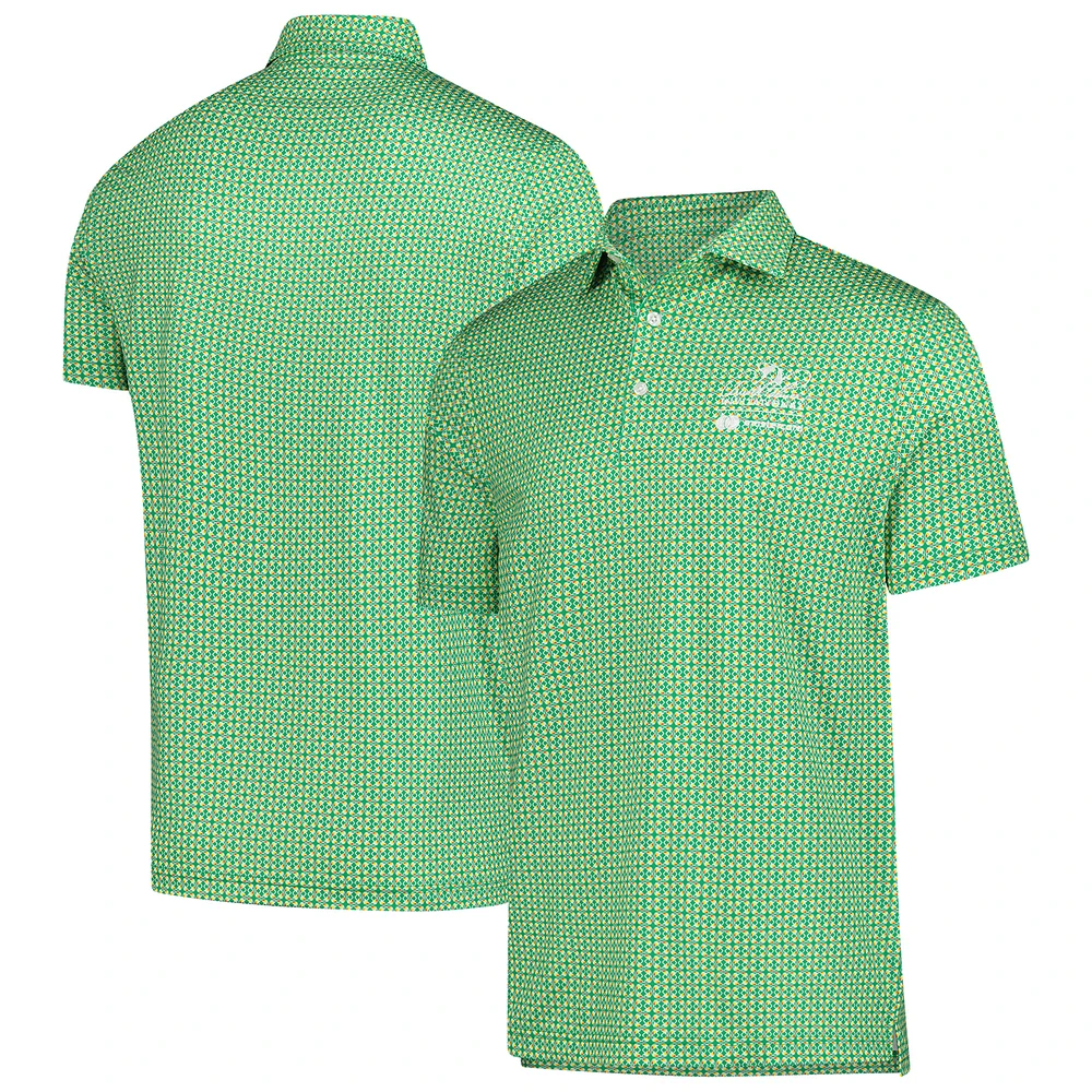 Men's Green Bay Hill Exclusive Arnold Palmer Umbrella Geo Print Polo