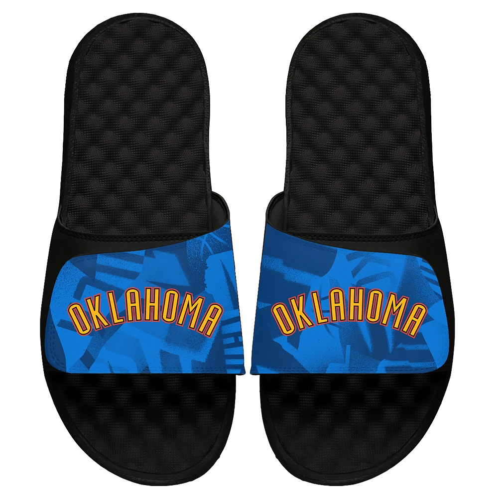 Youth ISlide Black Oklahoma City Thunder 2024/25 Edition Slide Sandals