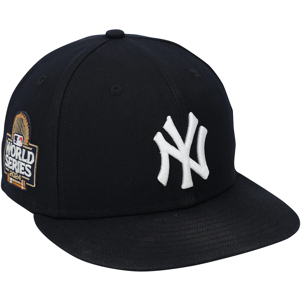 Luke Weaver New York Yankees Game-Used Navy New Era Cap vs. Los Angeles Dodgers on October 30, 2024 - World Series Game 5
