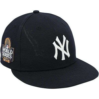 Tim Mayza New York Yankees Player-Worn Navy New Era Cap vs. Los Angeles Dodgers on October 30, 2024 - World Series Game 5