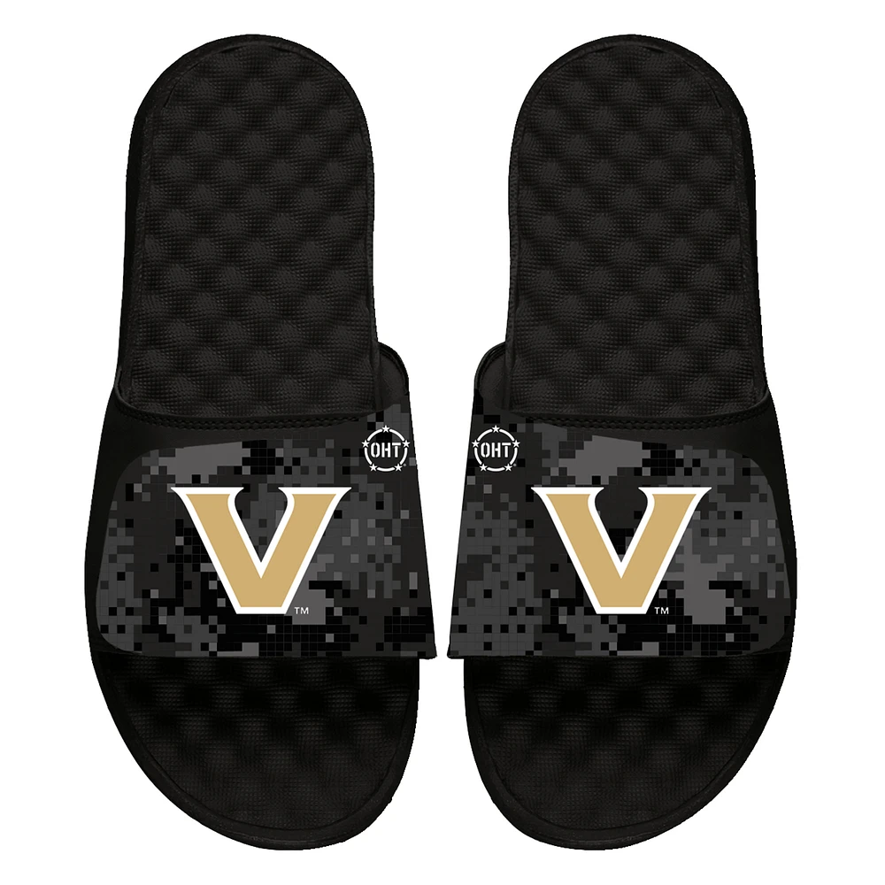 Unisex ISlide Black Vanderbilt Commodores Digi Camo Slide Sandals