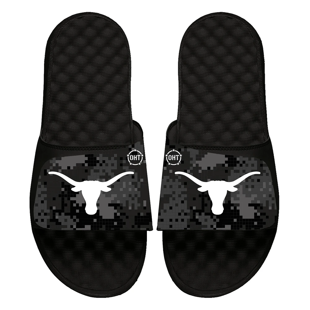 Unisex ISlide Black Texas Longhorns Digi Camo Slide Sandals